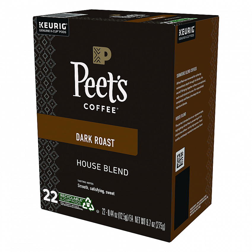 House Blend Coffee K-Cups, 22/Box (6546)