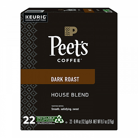 House Blend Coffee K-Cups, 22/Box (6546)