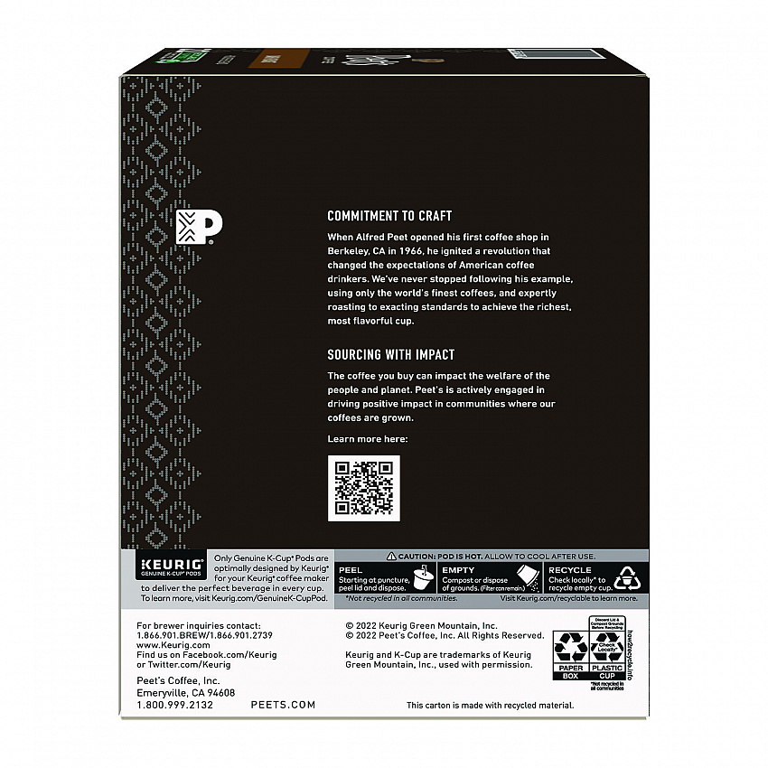 House Blend Coffee K-Cups, 22/Box (6546)