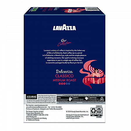 Classico Coffee K-Cups, 22/Box (6001)