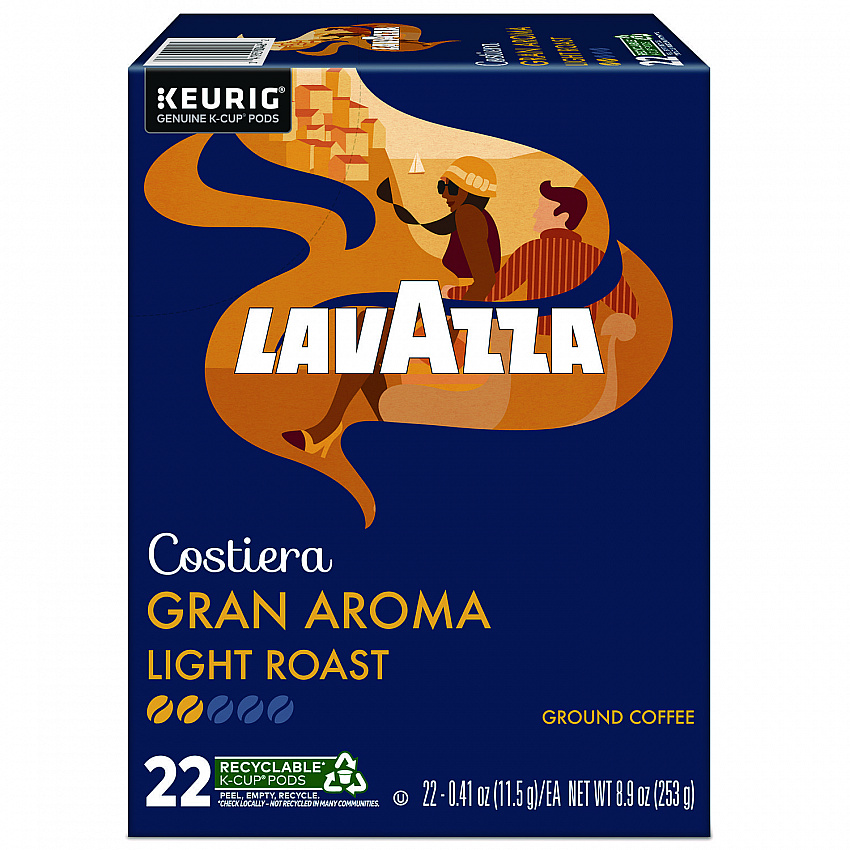 Gran Aroma Coffee K-Cups, 22/Box (6002)