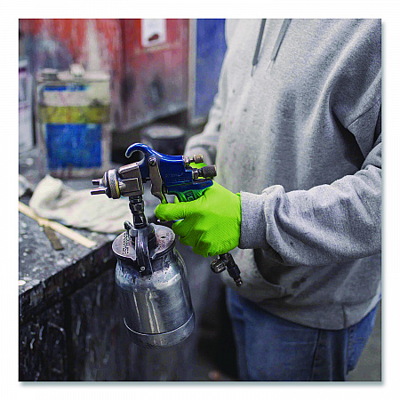 Heavy-Duty Industrial Nitrile Gloves, Powder-Free, XX-Large, 8 mil Thick, 9.5