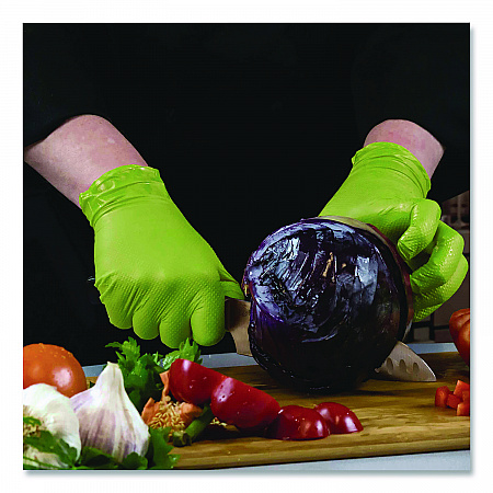 Heavy-Duty Industrial Nitrile Gloves, Powder-Free, XX-Large, 8 mil Thick, 9.5