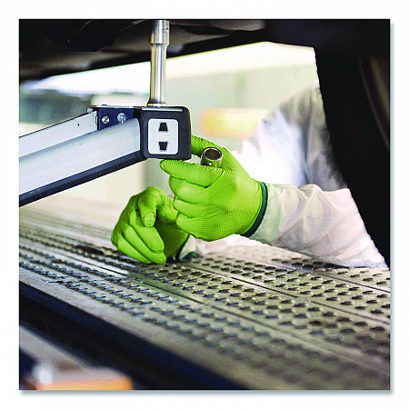 Heavy-Duty Industrial Nitrile Gloves, Powder-Free, XX-Large, 8 mil Thick, 9.5