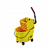 WaveBrake 2.0 Bucket/Wringer Combos, Side-Press, 26 qt, Plastic, Yellow (FG748000YEL)