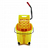 WaveBrake 2.0 Bucket/Wringer Combos, Side-Press, 26 qt, Plastic, Yellow (FG748000YEL)