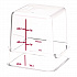 Squares Polycarbonate Food Storage Container, 8 qt, 8.75 x 8.75 x 9, Clear, Plastic (1195307)