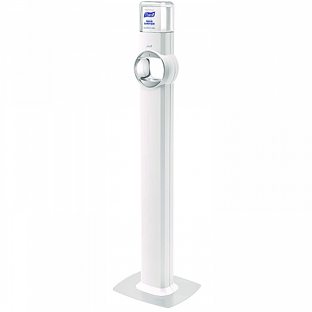 FS6 Touch-Free Floor Stand Dispenser, 1,200 mL, 12.5 x 11.3 x 38.5, White (6420DS)