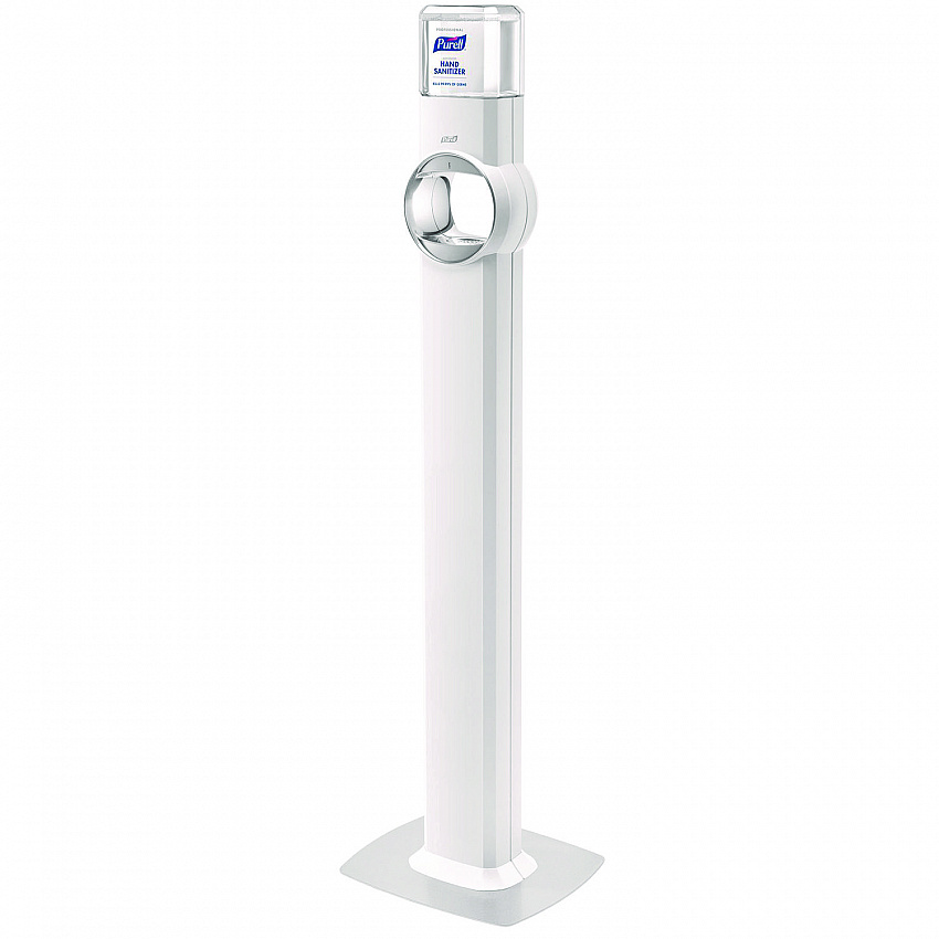 FS6 Touch-Free Floor Stand Dispenser, 1,200 mL, 12.5 x 11.3 x 38.5, White (6420DS)