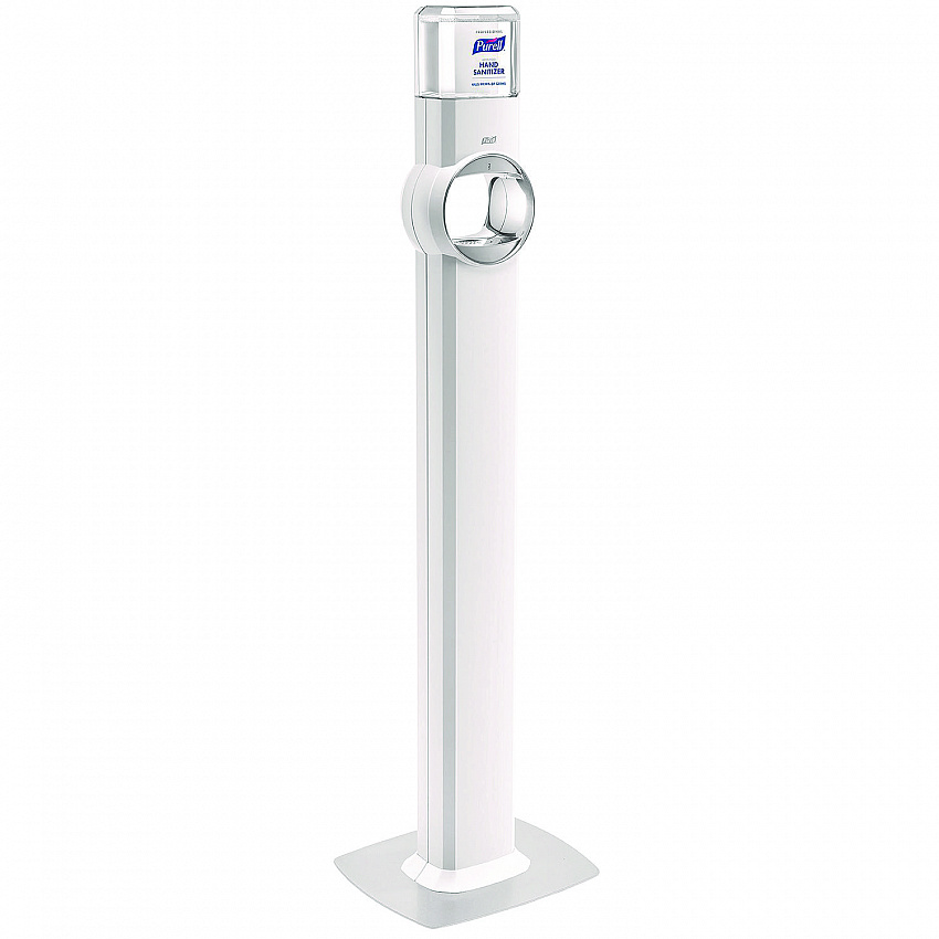FS6 Touch-Free Floor Stand Dispenser, 1,200 mL, 12.5 x 11.3 x 38.5, White (6420DS)