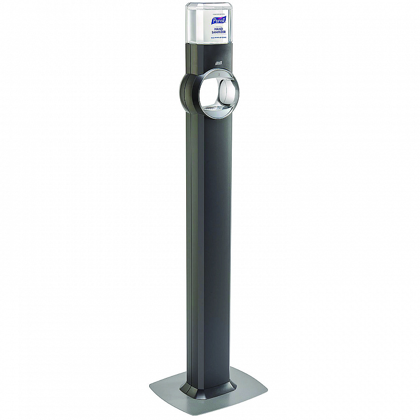 FS6 Touch-Free Floor Stand Dispenser, 1,200 mL, 12.5 x 11.3 x 38.5, Graphite (6424DS)