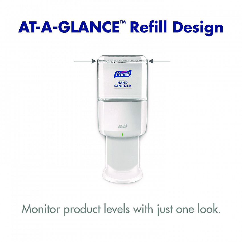 FS6 Touch-Free Floor Stand Dispenser, 1,200 mL, 12.5 x 11.3 x 38.5, Graphite (6424DS)