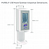 CS8 Hand Sanitizer Dispenser, 1,200 mL, 5.79 x 3.93 x 15.64, White (782001)