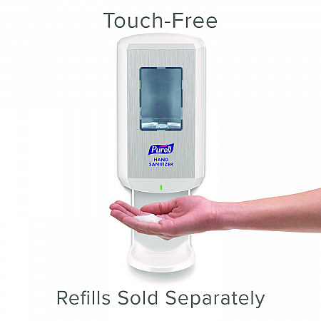 CS8 Hand Sanitizer Dispenser, 1,200 mL, 5.79 x 3.93 x 15.64, White (782001)