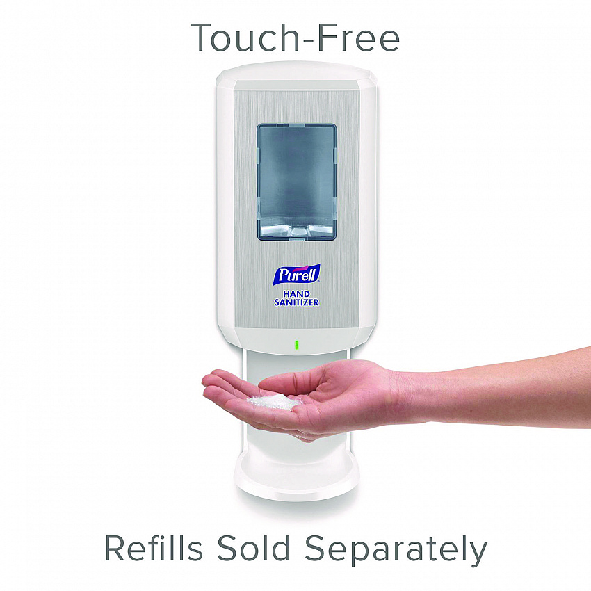 CS8 Hand Sanitizer Dispenser, 1,200 mL, 5.79 x 3.93 x 15.64, White (782001)