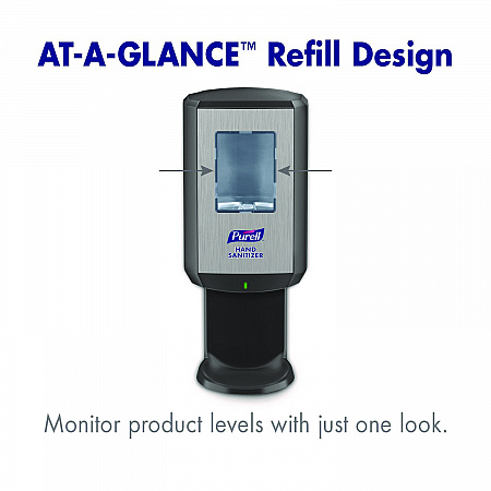 CS8 Hand Sanitizer Dispenser, 1,200 mL, 5.79 x 3.93 x 15.64, Graphite (782401)