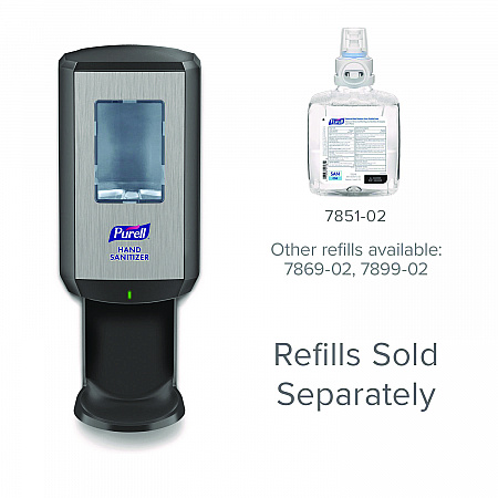 CS8 Hand Sanitizer Dispenser, 1,200 mL, 5.79 x 3.93 x 15.64, Graphite (782401)