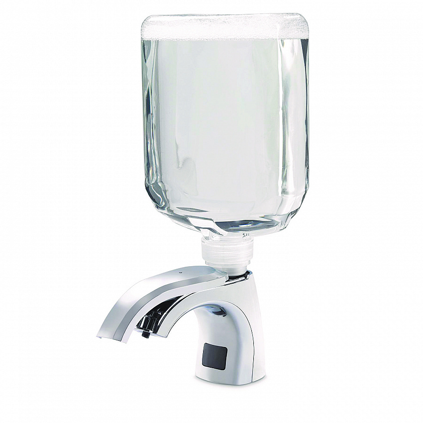 CXR REDIFOAM Dispensing Fixture, 2,000 mL, 11.5 x 13.11 x 7.99, Chrome (864001)