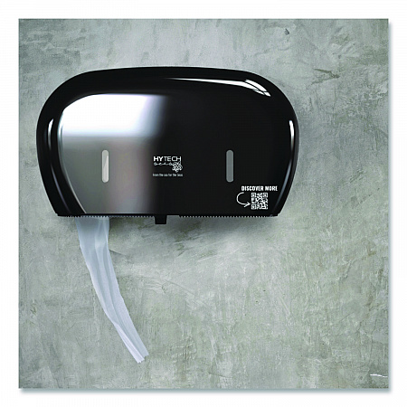 HyTech Seas Mini JRT Twin Dispenser, 5.5 x, 15.7 x 9.8, Black (419485)