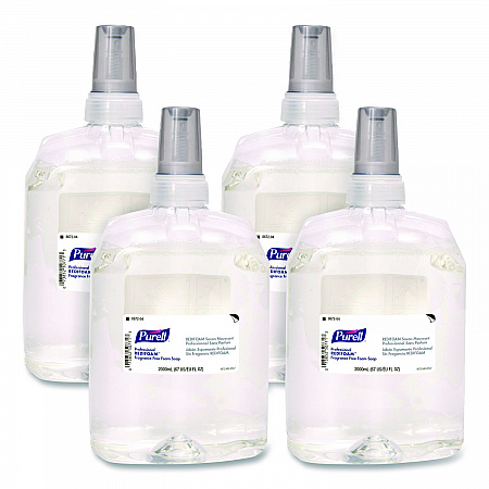 Professional REDIFOAM Foam Soap Refill, Fragrance-Free, 2,000 mL, 4/Carton (867204CT)