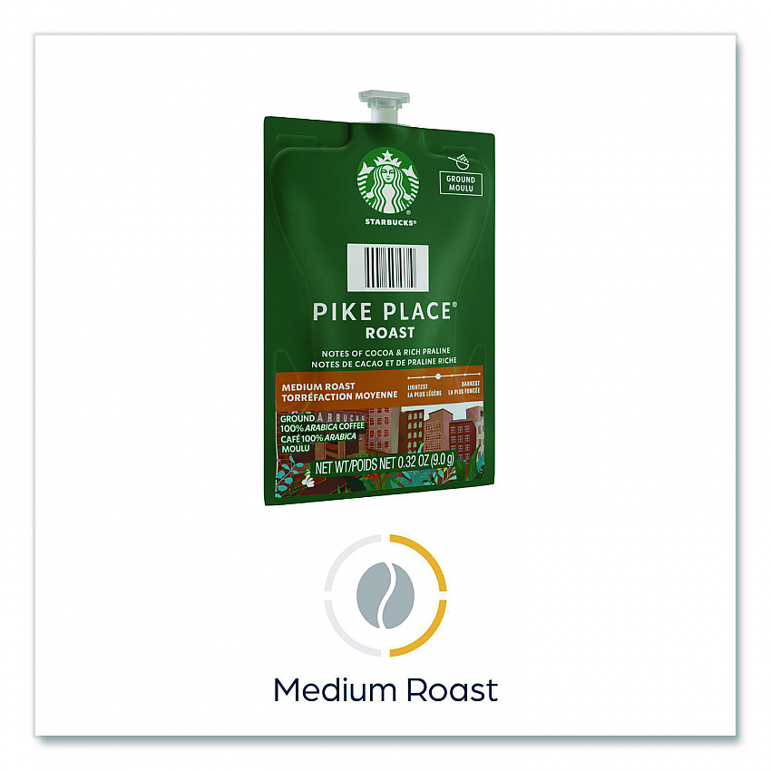 Starbucks Pike Place Roast Coffee Freshpack, 38/Carton (48725)
