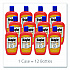 NATURAL ORANGE Smooth Hand Cleaner, Quick-Acting Lotion with Flip-Cap Squeeze Bottle, Citrus Scent, 14 fl oz, 12/Carton (94712)