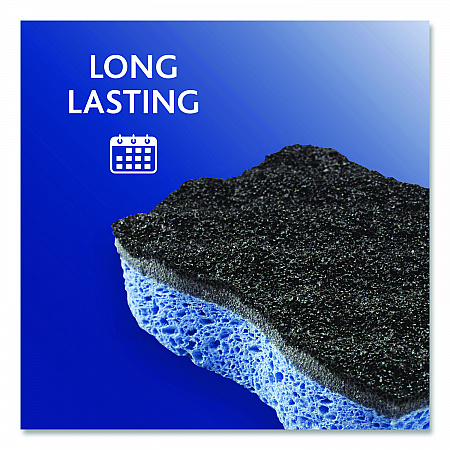 Scrunge Heavy-Duty Sponge, 2.63 x 4.25, 1