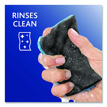 Scrunge Heavy-Duty Sponge, 2.63 x 4.25, 1