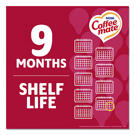 Liquid Coffee Creamer, Peppermint Mocha, 0.38 oz Mini Cups, 50/Box (76060)