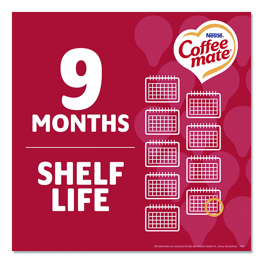 Liquid Coffee Creamer, Peppermint Mocha, 0.38 oz Mini Cups, 50/Box (76060)