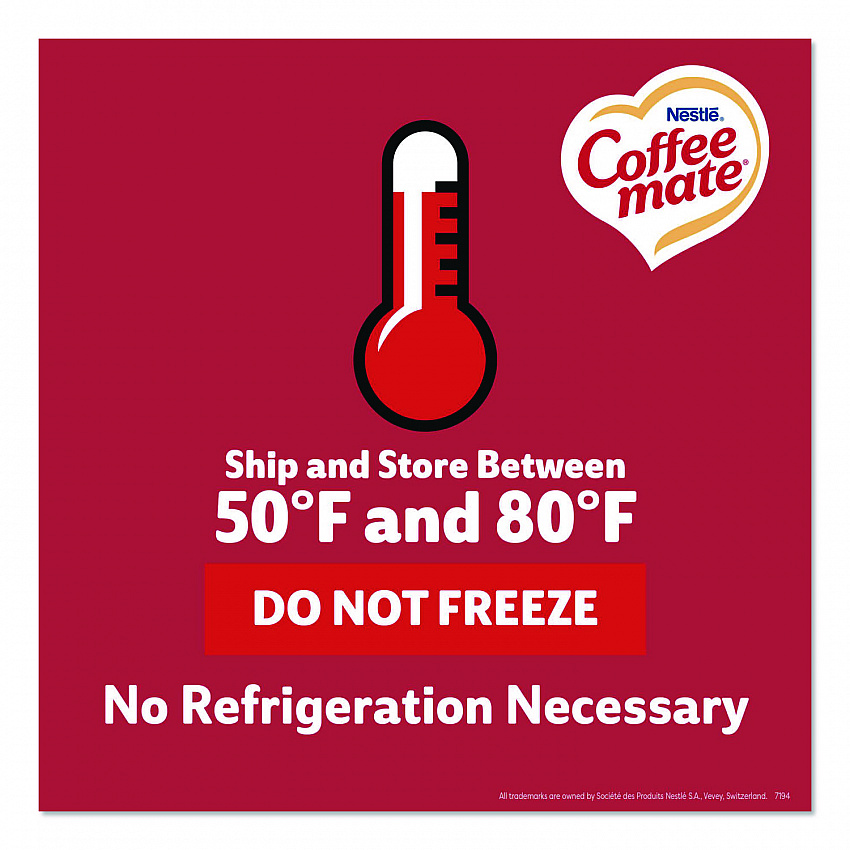 Liquid Coffee Creamer, Peppermint Mocha, 0.38 oz Mini Cups, 50/Box (76060)