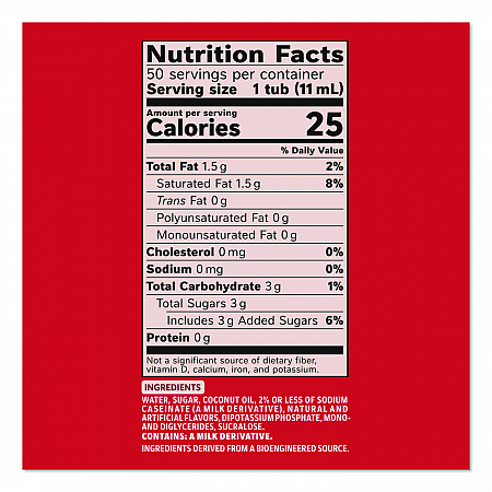 Liquid Coffee Creamer, Peppermint Mocha, 0.38 oz Mini Cups, 50/Box (76060)
