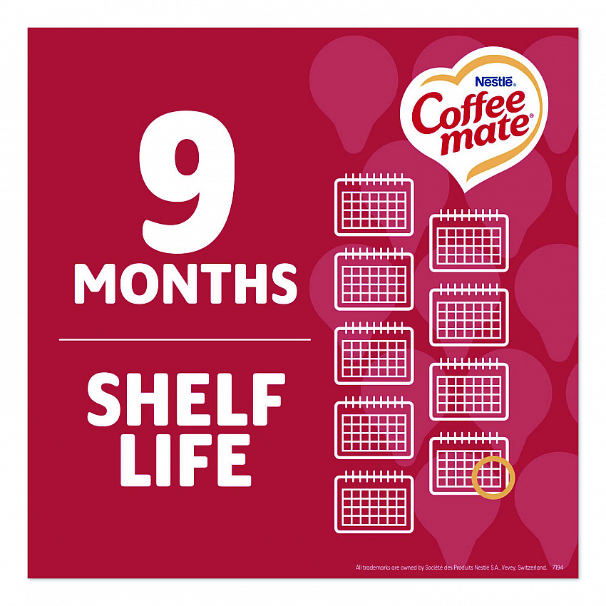 Liquid Coffee Creamer, Peppermint Mocha, 0.38 oz Mini Cups, 50/Box, 4 Boxes/Carton (76060CT)