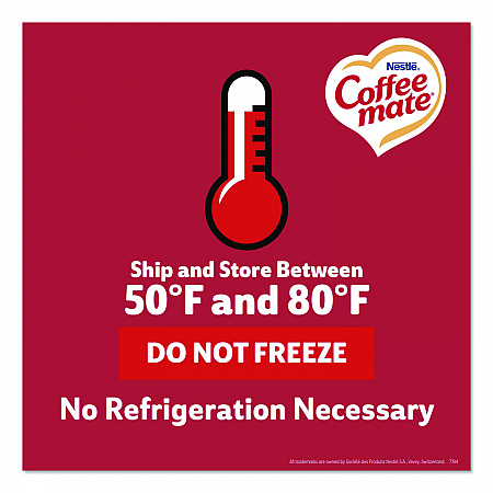 Liquid Coffee Creamer, Peppermint Mocha, 0.38 oz Mini Cups, 50/Box, 4 Boxes/Carton (76060CT)