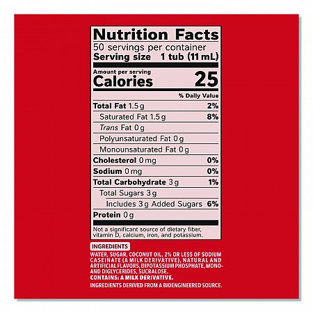 Liquid Coffee Creamer, Peppermint Mocha, 0.38 oz Mini Cups, 50/Box, 4 Boxes/Carton (76060CT)