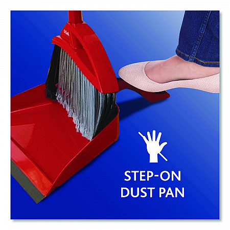 PowerCorner Pet Pro Broom and Step-On Dust Pan, 56