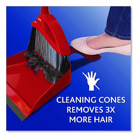 PowerCorner Pet Pro Broom and Step-On Dust Pan, 56