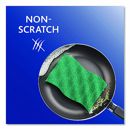 Scrunge Non-Scratch Scrub Sponge, 2.63 x 4.25, 1