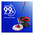 EZWring Deep Clean Refill, Microfiber, Custom size for EZ Wring Mop System, Red/White (170500EA)