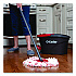 EZWring Deep Clean Refill, Microfiber, Custom size for EZ Wring Mop System, Red/White (170500EA)