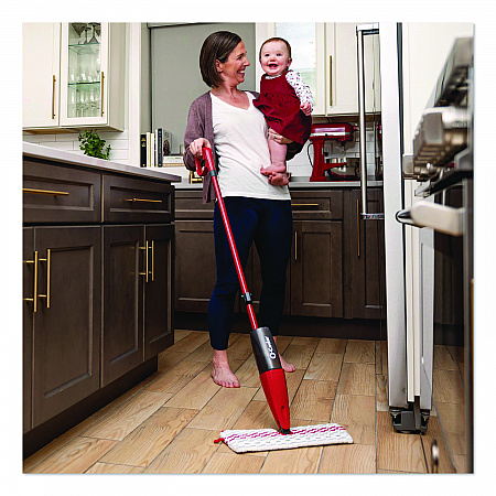 ProMist MAX Spray Mop, Red/White/Gray Microfiber Head, 48
