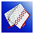 ProMist MAX Refill, Microfiber, Custom Size for ProMist Mop System, Red/White/Gray, 4/Carton (173579CT)