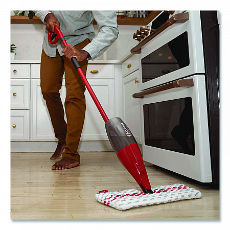 ProMist MAX Refill, Microfiber, Custom Size for ProMist Mop System, Red/White/Gray (173579EA)
