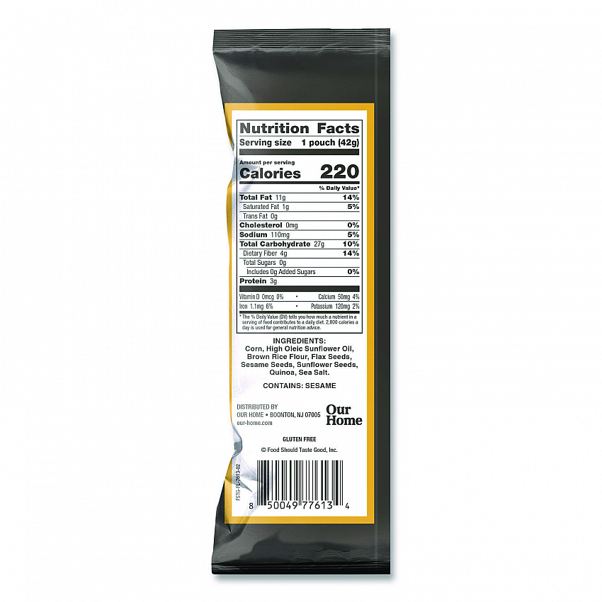 Tortilla Chips, Multigrain with Sea Salt, 1.5 oz., 24/Carton (77613)