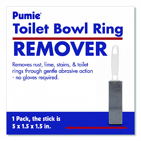 Toilet Bowl Ring Remover with Handle, 1.25 x 5, Gray, 6/Pack (JAN6)