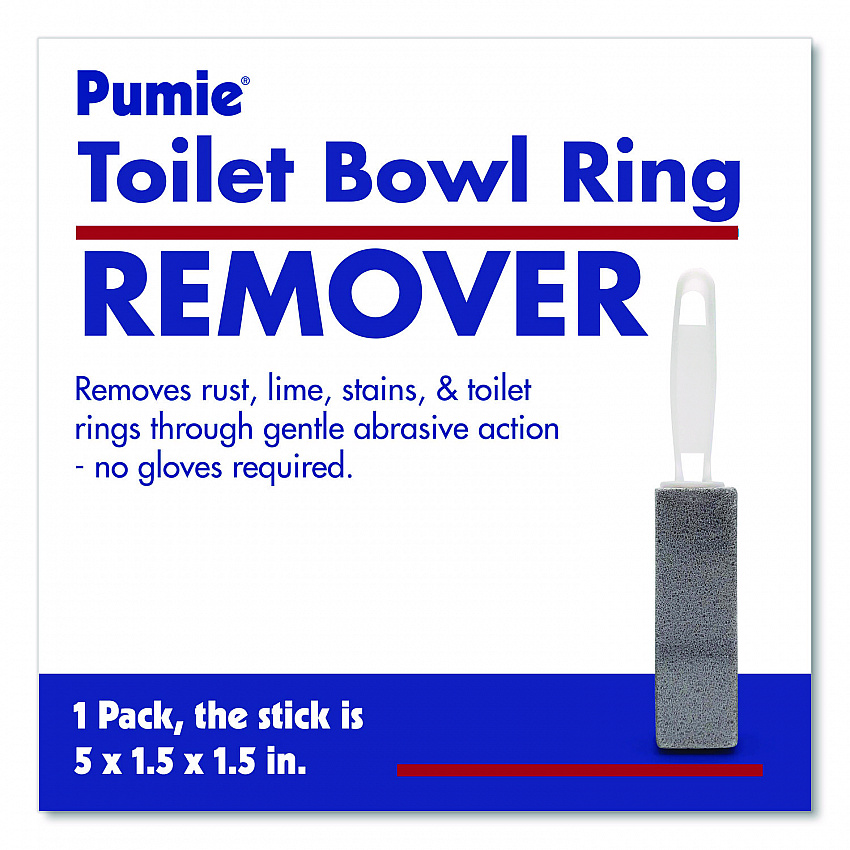 Toilet Bowl Ring Remover with Handle, 1.25 x 5, Gray, 6/Pack (JAN6)