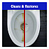 Toilet Bowl Ring Remover with Handle, 1.25 x 5, Gray, 6/Pack (JAN6)