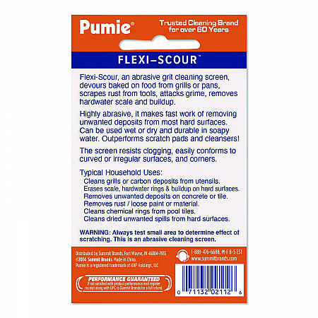 Flexible Scouring Screen, 5.5 x 4, Black, 48/Carton (FLEX48)