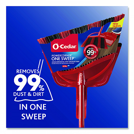 One Sweep LG Broom with Dustpan, 57