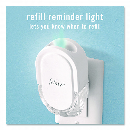 PLUG Air Freshener Warmer Starter Kit, Clear/White, with (2) Gain Original Refills (4166)